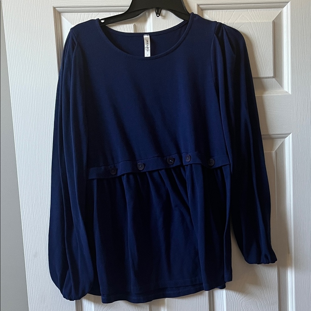 Blue Blouse by Emerald